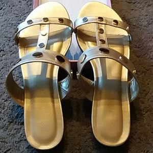 Lunnah Bella Sandals..Gold..Size 10